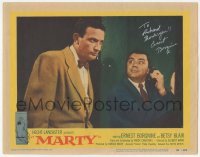 2j0353 MARTY signed LC #7 '55 by Ernest Borgnine, who's talking on phone & staring at Joe Mantell!
