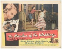 2j0355 MEMBER OF THE WEDDING signed LC '53 by Julie Harris, who's pulling woman's hair on porch!