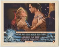 2j0364 PEARL OF THE SOUTH PACIFIC signed LC #5 '55 by Virginia Mayo, who's embracing Lance Fuller!