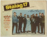 2j0390 STALAG 17 signed LC #8 '53 by Richard Erdman, who's with the top cast, Billy Wilder classic!