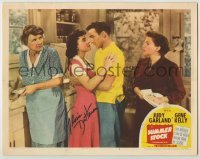 2j0394 SUMMER STOCK signed LC #2 '50 by Gloria De Haven, who's with Judy Garland, Gene Kelly & Main!