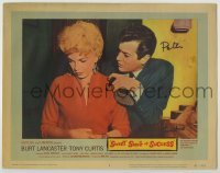 2j0395 SWEET SMELL OF SUCCESS signed LC #3 '57 by Tony Curtis, who's close up with Barbara Nichols!