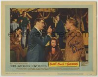 2j0396 SWEET SMELL OF SUCCESS signed LC #4 '57 by Martin Milner, who's with Burt Lancaster & Curtis!