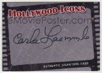 2j0116 CARLA LAEMMLE signed 3x4 autograph card '13 Hollywood Icons authentic signature!
