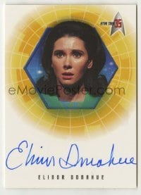 2j0848 ELINOR DONAHUE signed trading card '01 limited edition for Star Trek's 35th anniversary!