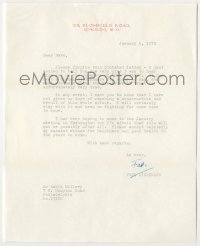 2j0027 FRED ZINNEMANN signed 8x10 letter '70 thanking Mallery for his reaction to Man's Fate!