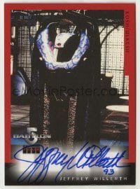 2j0874 JEFFREY WILLERTH signed trading card '97 he was Kosh/Lukesh from TV's Babylon 5!