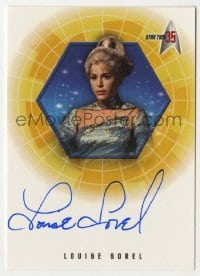 2j0900 LOUISE SOREL signed trading card '01 limited edition for Star Trek's 35th anniversary!