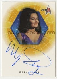 2j0908 MARJ DUSAY signed trading card '01 limited edition for Star Trek's 35th anniversary!