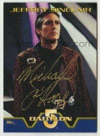 2j0915 MICHAEL O'HARE signed trading card '96 as Commander Jeffrey Sinclair on TV's Babylon 5!
