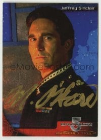 2j0916 MICHAEL O'HARE signed trading card '97 Commander Sinclair on TV's Babylon 5, special edition!