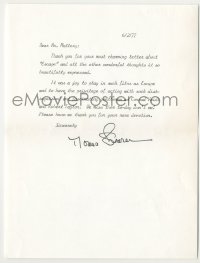 2j0037 NORMA SHEARER signed 7x9 letter '77 discussing Escape with Conrad Veidt & Robert Taylor!