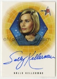 2j0947 SALLY KELLERMAN signed trading card '01 limited edition for Star Trek's 35th anniversary!
