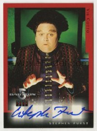 2j0953 STEPHEN FURST signed trading card '97 the Animal House star was Vir Cotto in TV's Babylon 5!