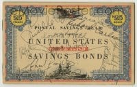2j0105 UNITED STATES DEFENSE SAVINGS BONDS signed 4x6 '42 by Lucille Ball, Hedy Lamarr & SEVEN more!