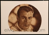 2j0097 GARY COOPER signed 7x8 magazine page '40s great portrait of the handsome leading man!