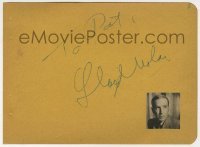 2j0742 LLOYD NOLAN signed 5x6 cut album page '40s it can be framed & displayed with a still!