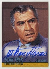 2j0809 ANTHONY CARUSO signed trading card '98 from the limited edition Star Trek autograph set!