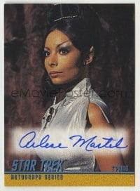2j0812 ARLENE MARTEL signed trading card '98 from the limited edition Star Trek autograph set!