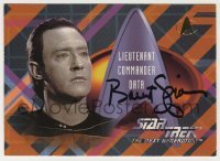 2j0826 BRENT SPINER signed trading card '94 he was Data in Star Trek: The Next Generation!