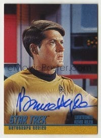 2j0828 BRUCE HYDE signed trading card '97 from the limited edition Star Trek autograph set!