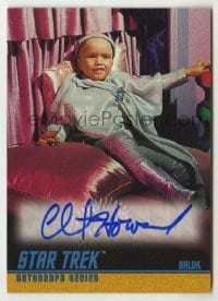2j0836 CLINT HOWARD signed trading card '97 from the limited edition Star Trek autograph set!