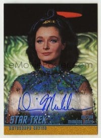 2j0842 DIANA MULDAUR signed trading card '99 from the limited edition Star Trek autograph set!