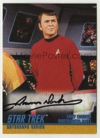 2j0865 JAMES DOOHAN signed trading card '97 from the limited edition Star Trek autograph set!