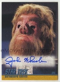 2j0879 JOHN WHEELER signed trading card '98 from the limited edition Star Trek autograph set!