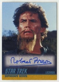 2j0941 ROBERT BROWN signed trading card '97 from the limited edition Star Trek autograph set!