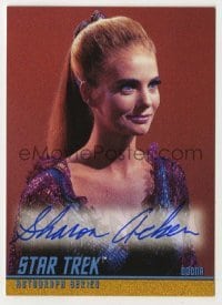 2j0949 SHARON ACKER signed trading card '99 from the limited edition Star Trek autograph set!