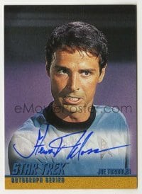 2j0955 STEWART MOSS signed trading card '97 from the limited edition Star Trek autograph set!