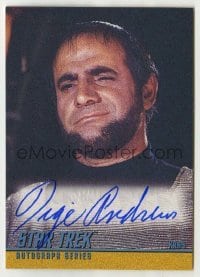 2j0958 TIGE ANDREWS signed trading card '98 from the limited edition Star Trek autograph set!