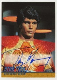2j0961 TONY YOUNG signed trading card '99 from the limited edition Star Trek autograph set!