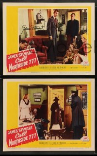 2j0223 CALL NORTHSIDE 777 6 LCs R55 with ONE signed by James Stewart, Chicago film noir!