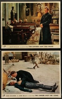 2k945 SINGER NOT THE SONG 2 English LCs '62 great images of Dirk Bogarde, priest John Mills!