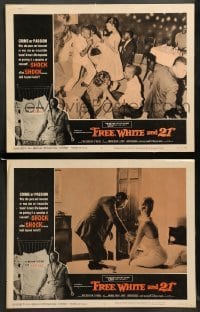 2k822 FREE, WHITE & 21 2 LCs '63 African-American teens dancing at party + Annalena Lund on bed!