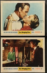 2k842 HANGING TREE 2 LCs '59 Delmer Daves, cowboy Gary Cooper, Maria Schell!