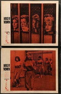 2k850 HOUSE OF WOMEN 2 LCs '62 Walter Doniger, women's prison, Shirley Knight & female convicts!