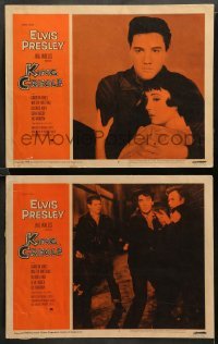 2k860 KING CREOLE 2 LCs '58 Elvis Presley, gorgeous Carolyn Jones, directed by Michael Curtiz!