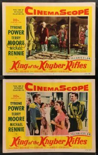 2k861 KING OF THE KHYBER RIFLES 2 LCs '54 British soldier Tyrone Power, gorgeous Terry Moore!