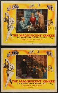 2k867 MAGNIFICENT YANKEE 2 LCs '51 Louis Calhern as Oliver Wendell Holmes, directed by John Sturges!