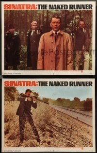 2k891 NAKED RUNNER 2 LCs '67 cool images of Frank Sinatra, one with sniper rifle!