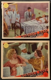 2k897 NOBODY'S BABY 2 LCs '37 great images of Patsy Kelly, Lyda Roberti, Lynne Overman!