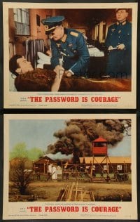 2k909 PASSWORD IS COURAGE 2 LCs '63 Dirk Bogarde in an English version of The Great Escape!