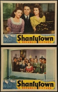 2k941 SHANTYTOWN 2 LCs '43 great images of Mary Lee, John Archer, Marjorie Lord!