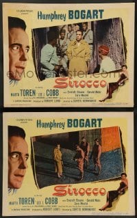 2k946 SIROCCO 2 LCs '51 cool images of Humphrey Bogart and soldiers, Marta Toren in the borders!
