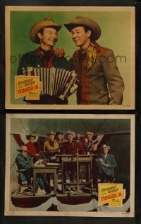 2k978 TRIGGER JR. 2 LCs '50 singing Roy Rogers, The Riders of the Purple Sage!