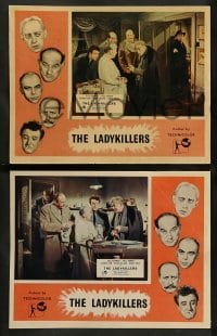 2k564 LADYKILLERS 4 English LCs '55 Alec Guinness, Peter Sellers, Herbert Lom, Cecil Parker!