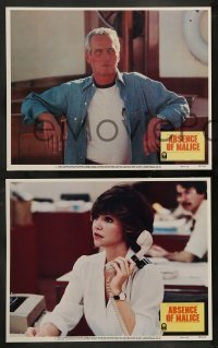 2k033 ABSENCE OF MALICE 8 LCs '81 Paul Newman, Sally Field, Sydney Pollack directed!